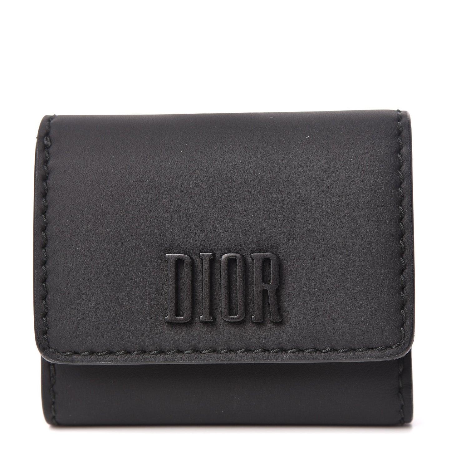 Ultra Matte Calfskin Medium Wallet Black