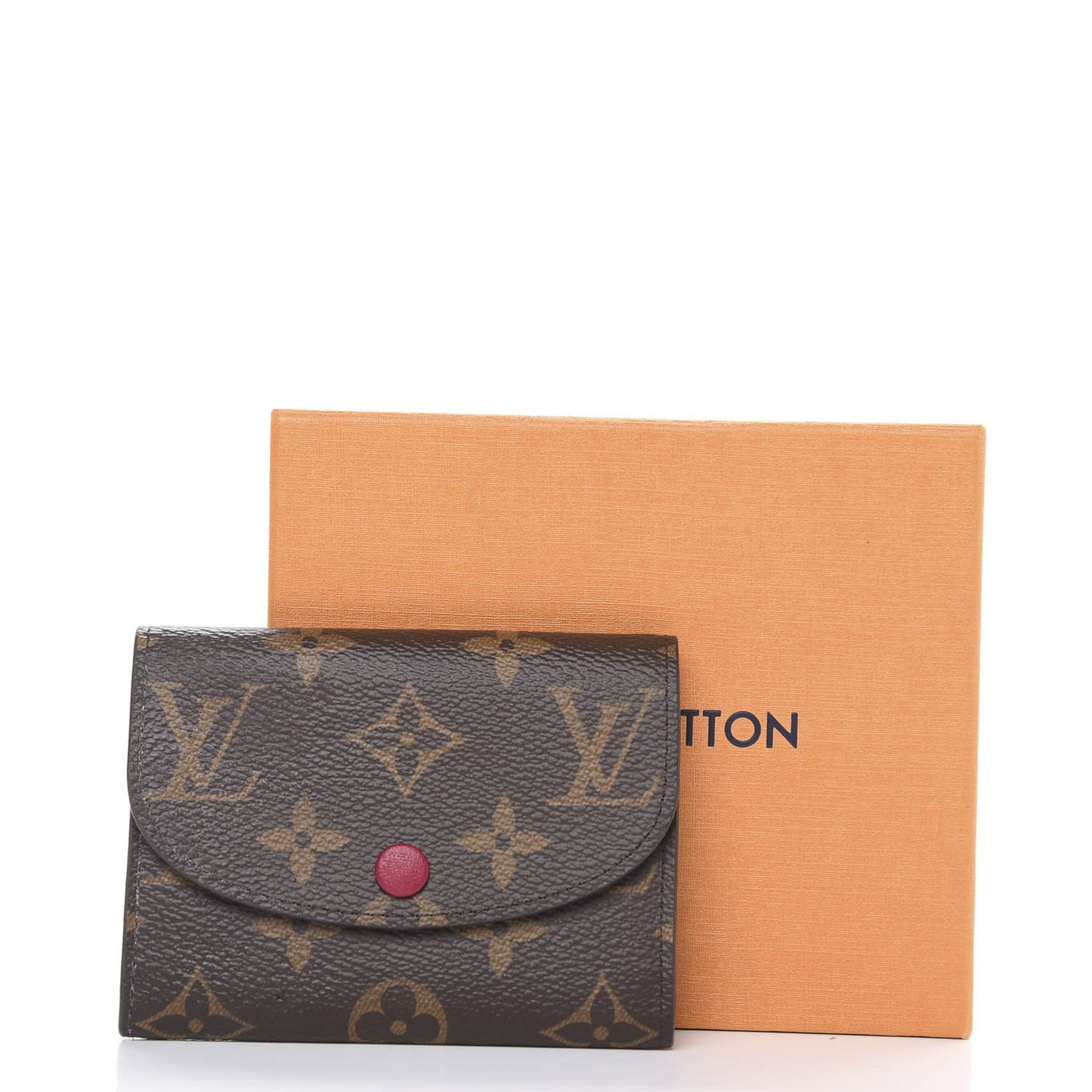 Monogram Rosalie Coin Purse Fuchsia