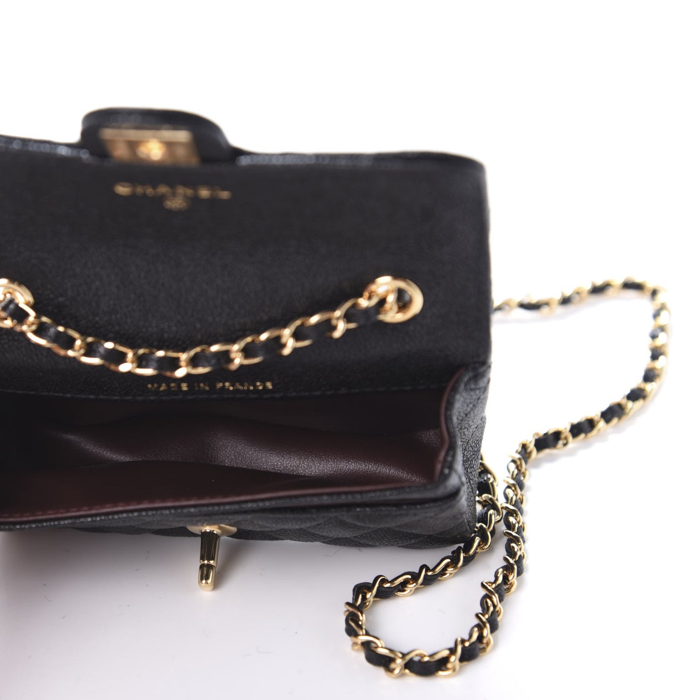 Lambskin Calfskin Tweed Success Story Set of 4 Minis Bags Black