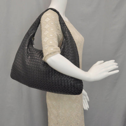 Bottega Veneta Nappa Intrecciato Large Veneta Nero Black 2 of 9