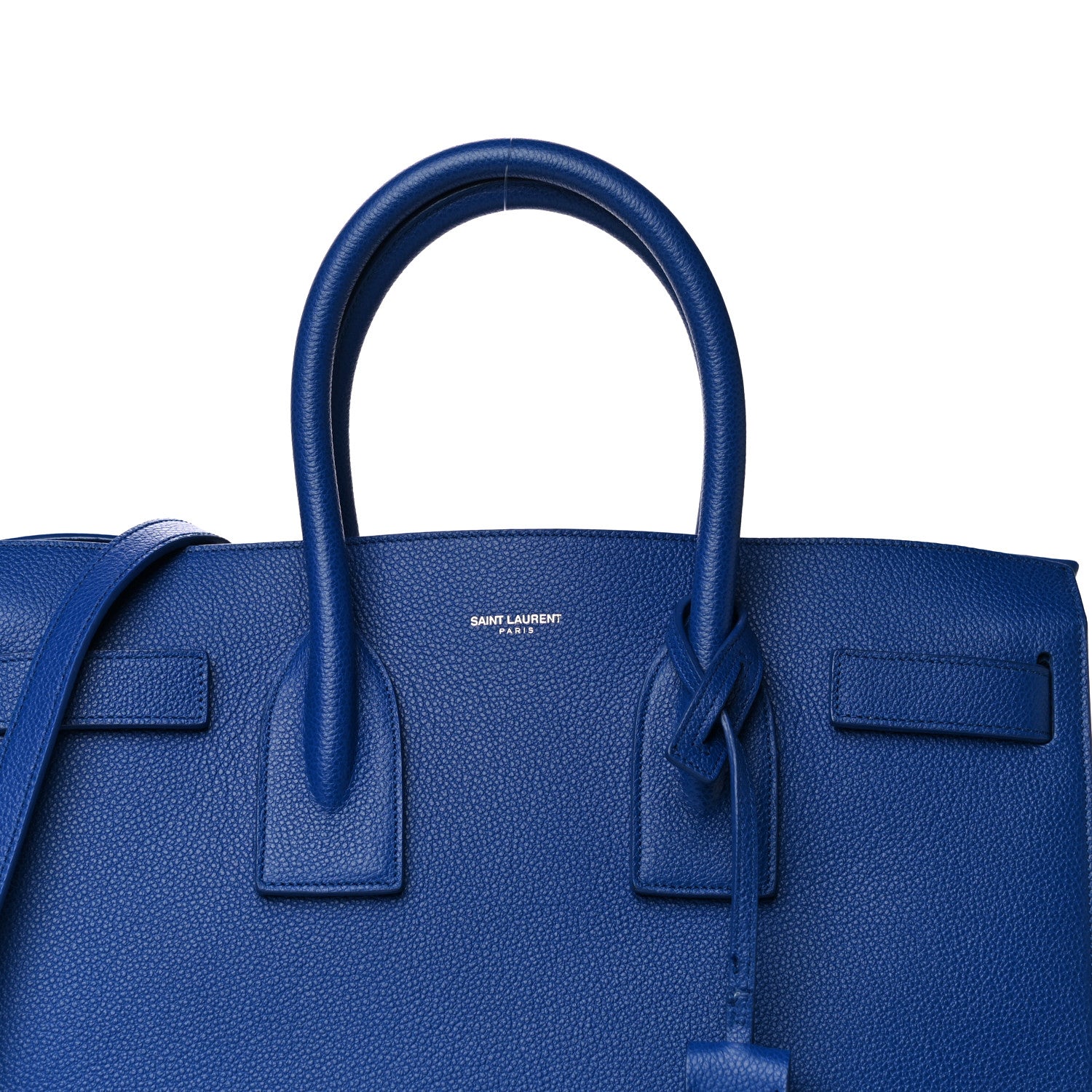 Saint Laurent Grained Calfskin Small Sac De Jour Outremer 9 of 12