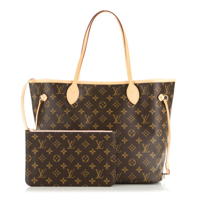 Louis Vuitton Monogram Neo Neverfull MM Rose Ballerine 1 of 16