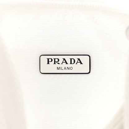 Prada Tessuto Nylon Polka-Dot Mini Re-Edition 2000 Bag White Black 6 of 11