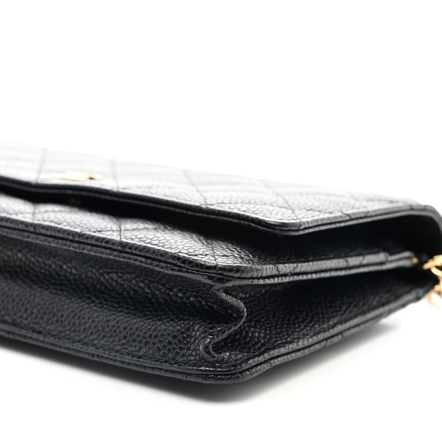 Chanel Caviar Quilted Wallet on Chain WOC Black 11 of 12