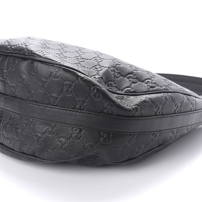 Gucci Guccissima Medium GG Twins Hobo Black 10 of 10