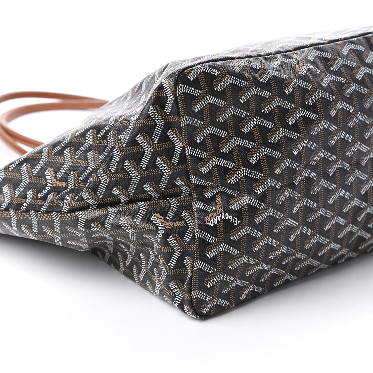 Goyard Goyardine Saint Louis GM Black Gold 6 of 10