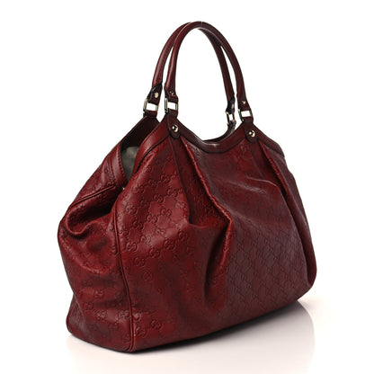 Gucci Guccissima Large Sukey Tote Red 2 of 7