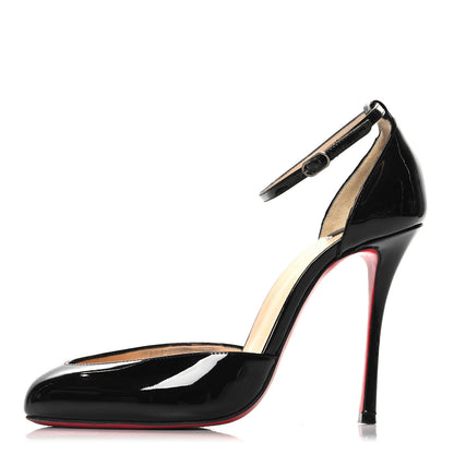 Christian Louboutin Patent Dollyla 100 Pumps 38 Black 1 of 9