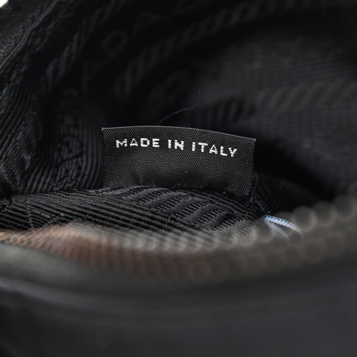 Re-Nylon Saffiano Pocket Zippered Shoulder Bag Black