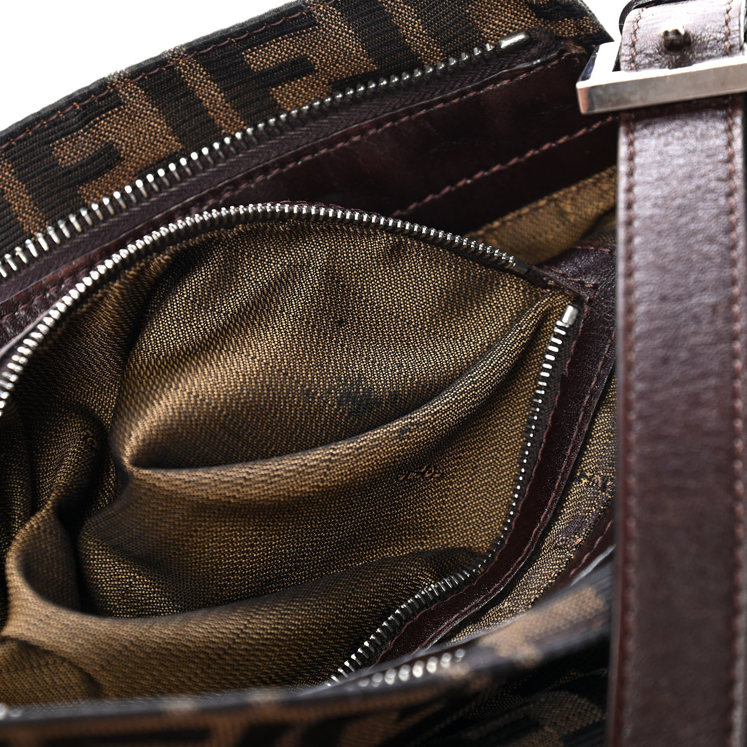 Fendi Zucca Shoulder Bag Tobacco 6 of 6