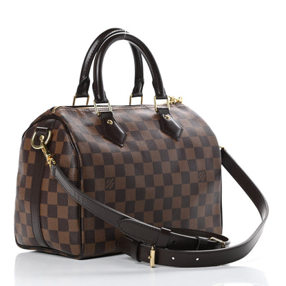 Louis Vuitton Damier Ebene Speedy Bandouliere 25 3 of 10