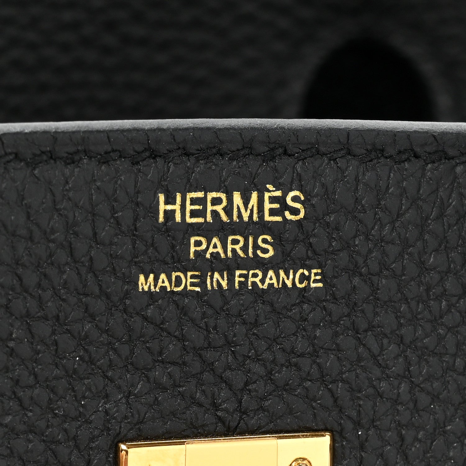 Hermes Togo Birkin 25 Black 6 of 9