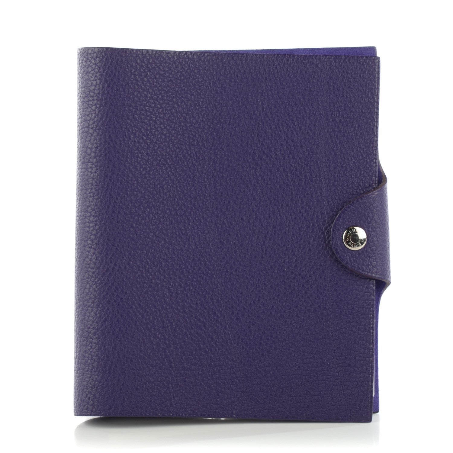 Hermes Togo Ulysse PM Notebook Cover Iris 1 of 7