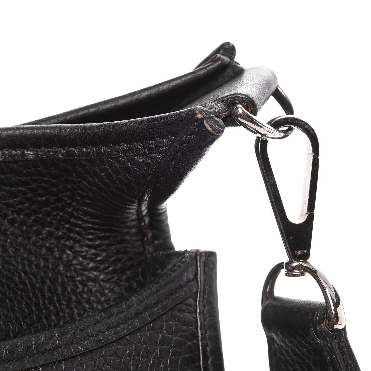 Hermes Taurillon Clemence Evelyne II PM Black 9 of 15