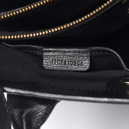 Burberry Smooth Calfskin Medium Banner Tote Black 10 of 20