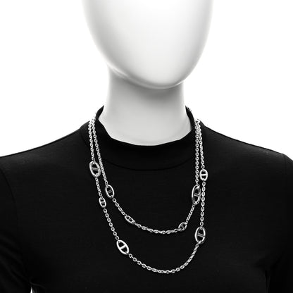 Hermes Sterling Silver Farandole Necklace 120 2 of 6