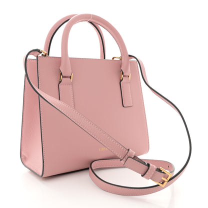 Versace Grainy Calfskin Virtus Top Handle Tote Pink 3 of 12