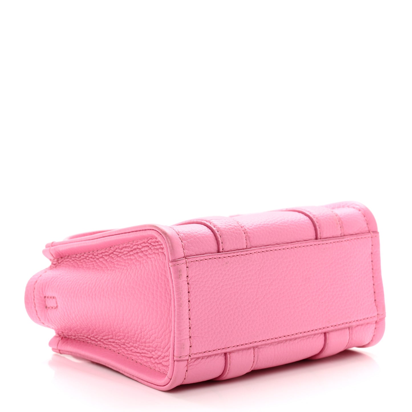 Grained Calfskin Mini The Tote Bag Candy Pink