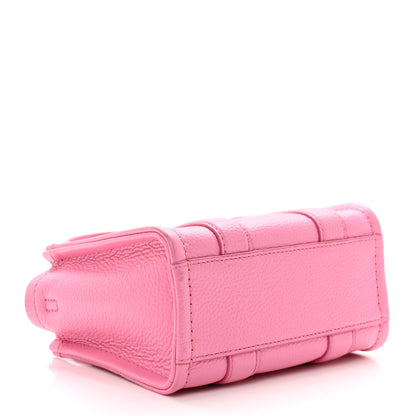 Marc Jacobs Grained Calfskin Mini The Tote Bag Candy Pink 4 of 11