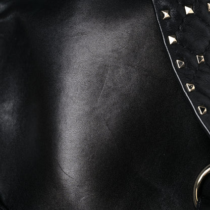 Valentino Garavani Nappa Quilted Small Rockstud Spike Backpack Black 14 of 14