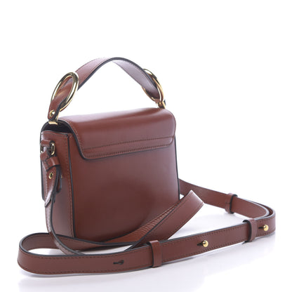 Chloe Shiny Calfskin Suede Mini C Bag Sepia Brown 3 of 10