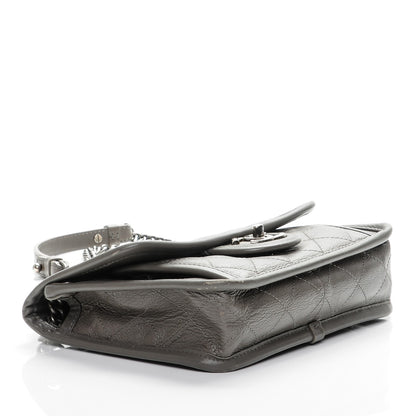 Chanel Calfskin Quilted Mini French Riviera Flap Grey 4 of 11