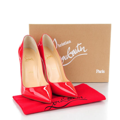 Christian Louboutin Patent So Kate 120 Pumps 40 Rubis 8 of 8