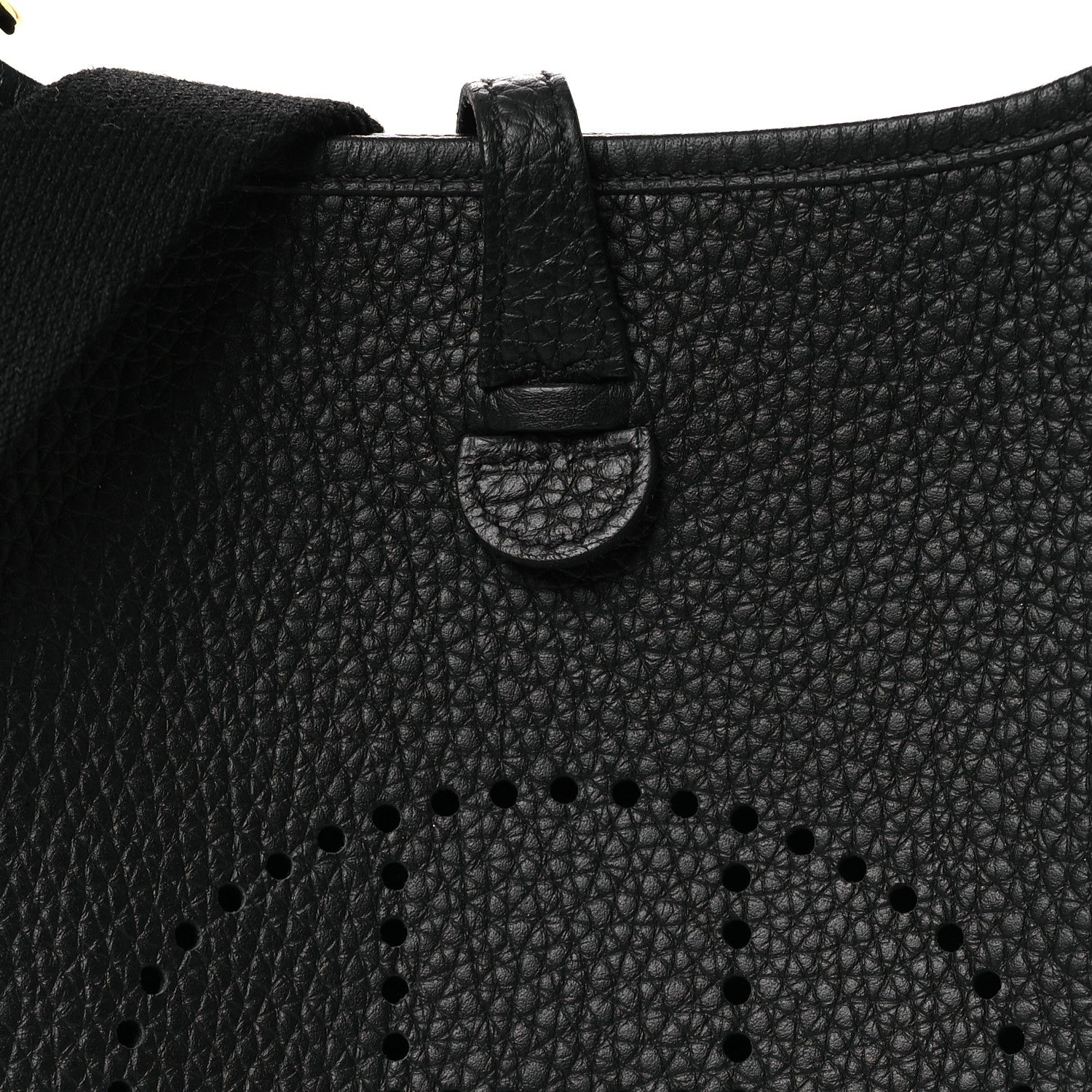 Hermes Taurillon Clemence Evelyne TPM Black 8 of 11