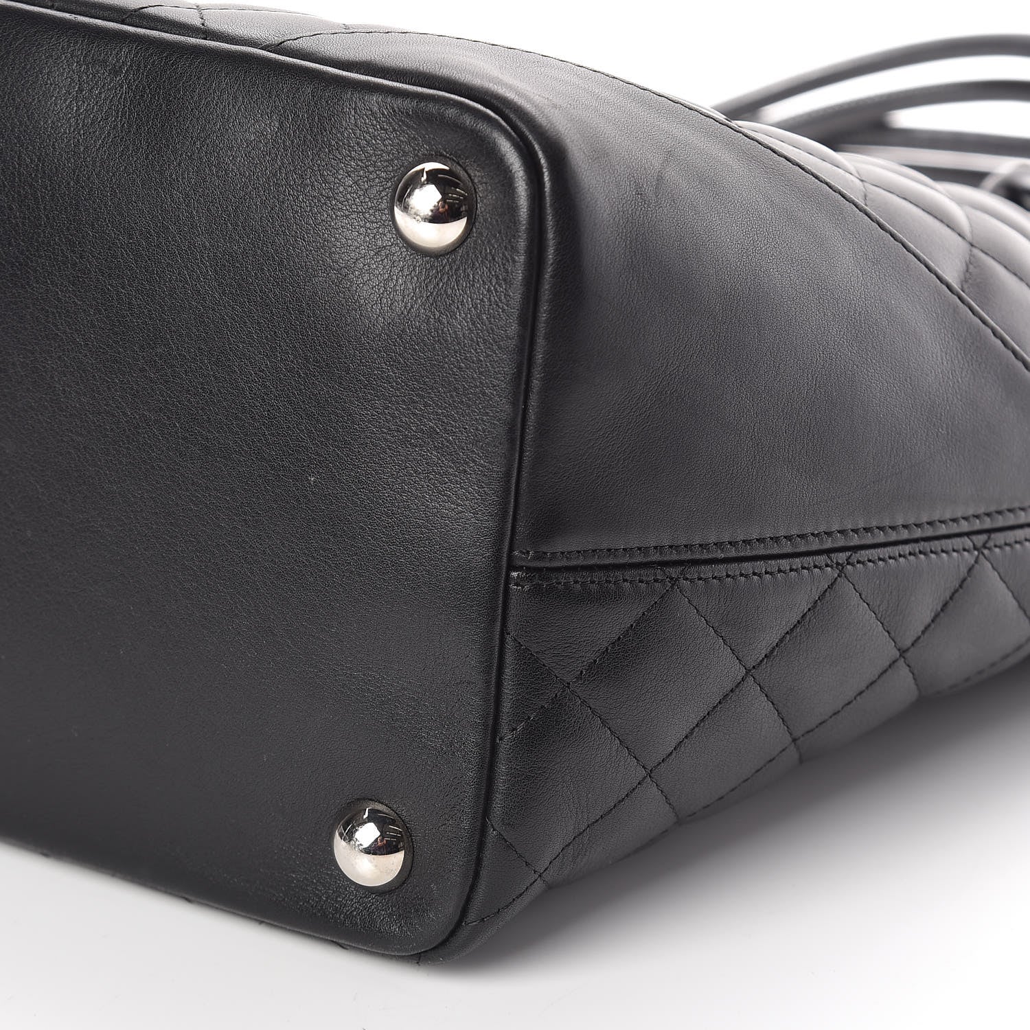 Chanel Calfskin Quilted Large Cambon Tote Black 11 of 12