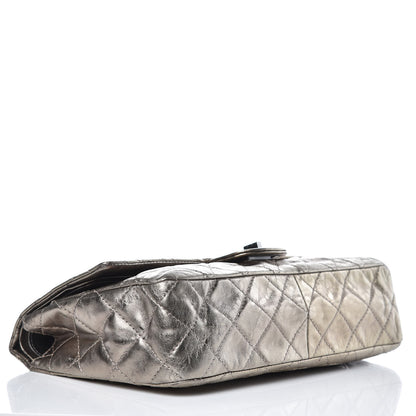 Chanel Metallic Aged Calfskin Quilted 2.55 Reissue 227 Flap Gold 4 of 17
