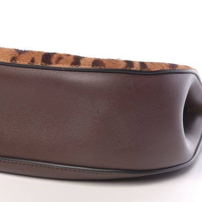 Chloe Calfskin Calf Hair Leopard Print Drew Shoulder Bag 11 of 12