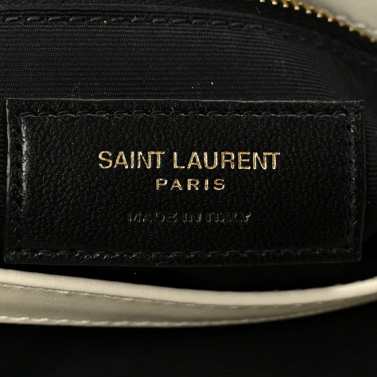 Saint Laurent Calfskin Y Quilted Monogram Toy Loulou Crossbody Bag Crema Soft 7 of 12