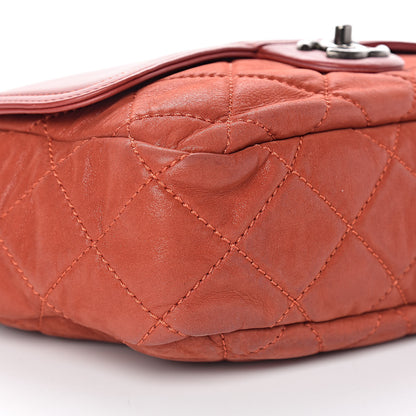 Chanel Iridescent Calfskin Medium In the Mix Flap Red 15 of 17