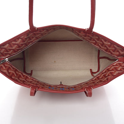 Goyard Goyardine Artois PM Red 5 of 17