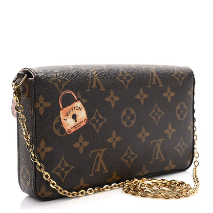 Louis Vuitton Monogram My LV World Tour Pochette Felicie Chain Wallet Rose Ballerine 4 of 10