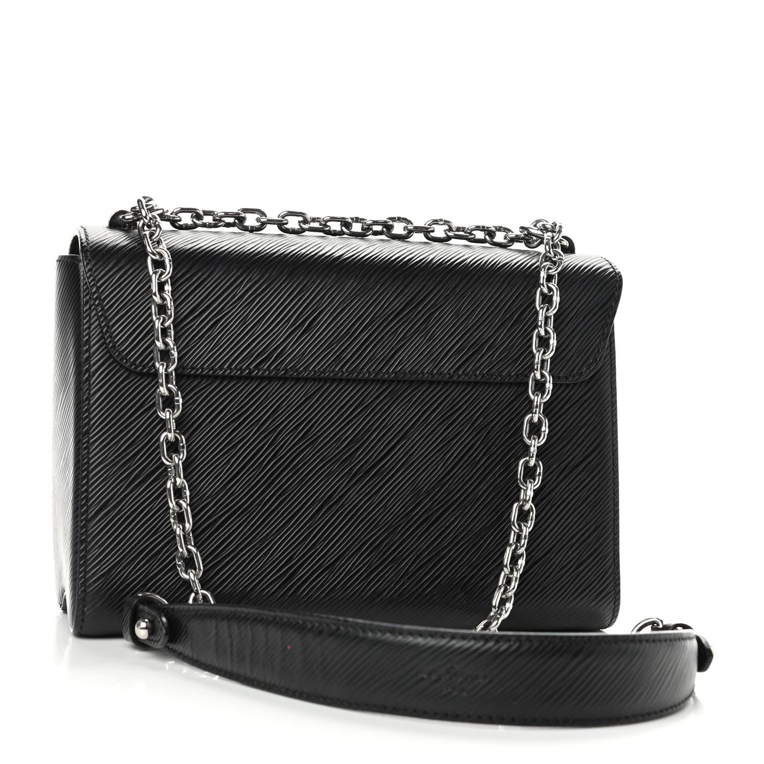 Louis Vuitton Epi Twist Shoulder Bag MM Black 2 of 4