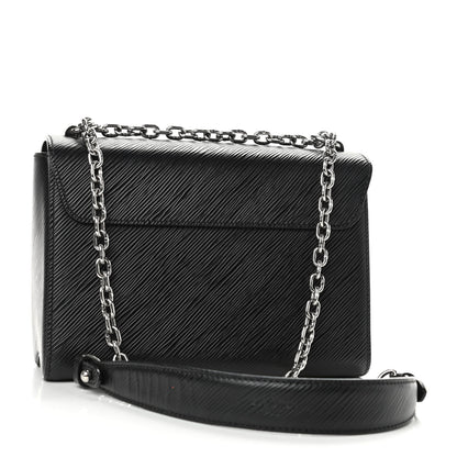 Louis Vuitton Epi Twist Shoulder Bag MM Black 2 of 4