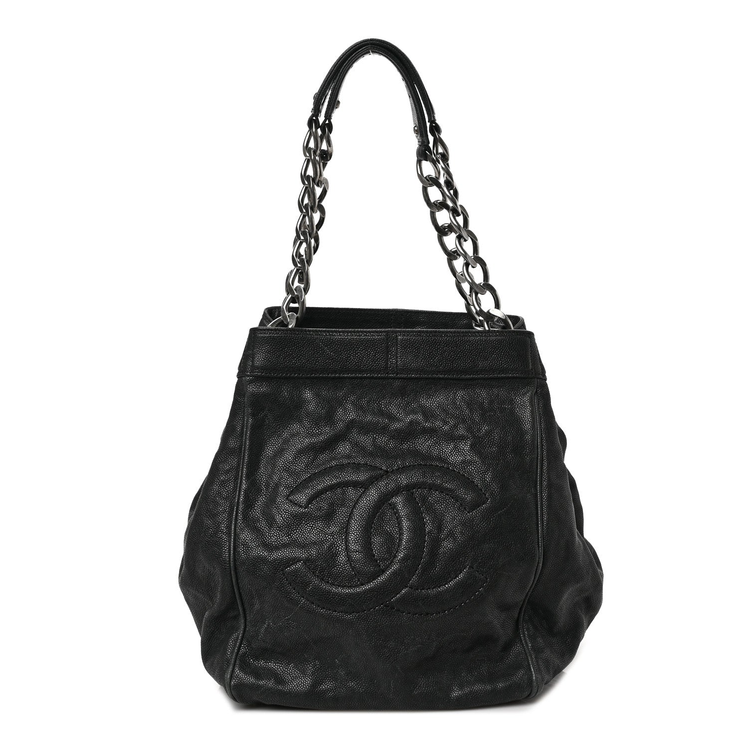 Chanel Caviar CC Shoulder Bag Black 1 of 9