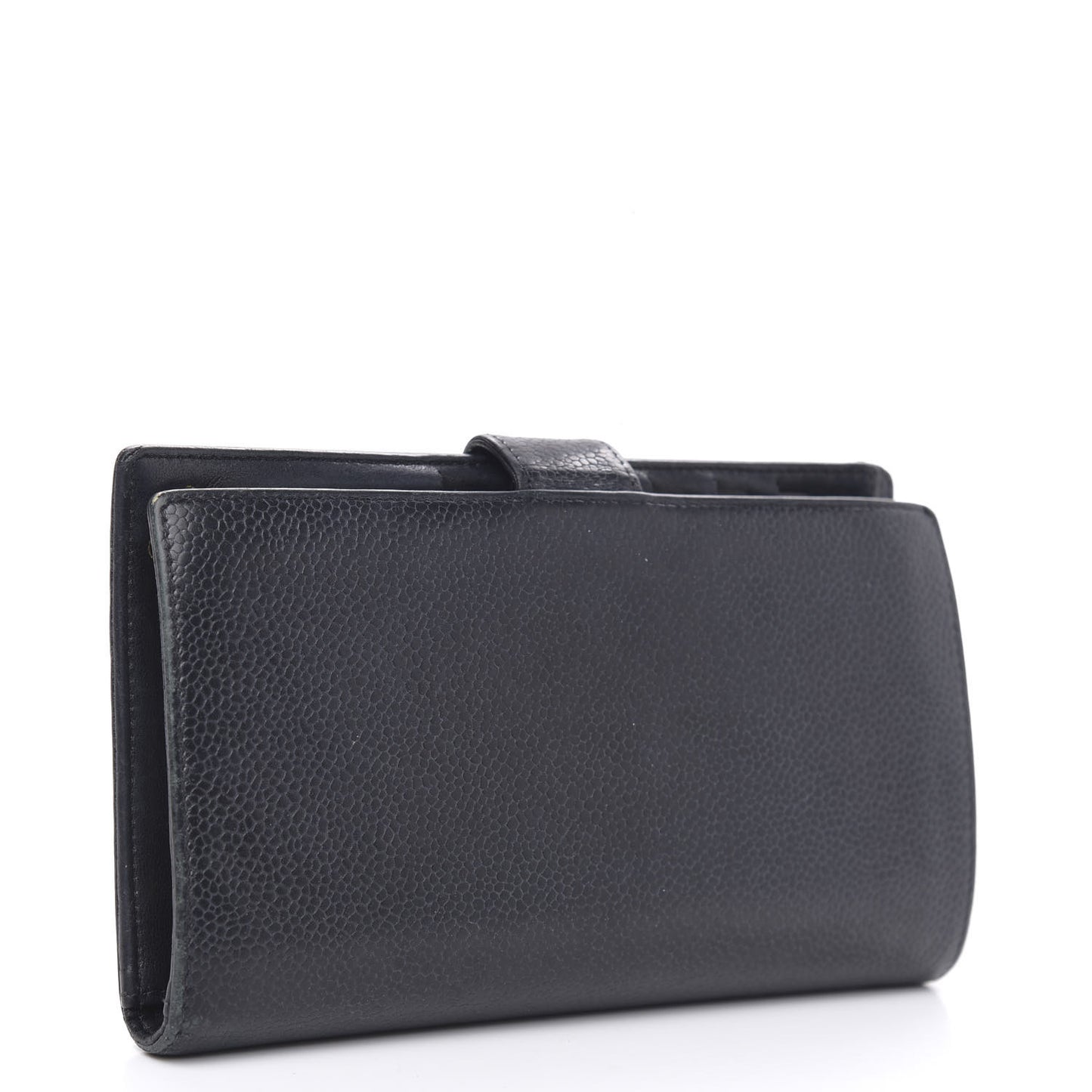 Caviar Timeless CC French Wallet Black