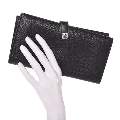 Chanel Calfskin CC Long Wallet Black 2 of 9
