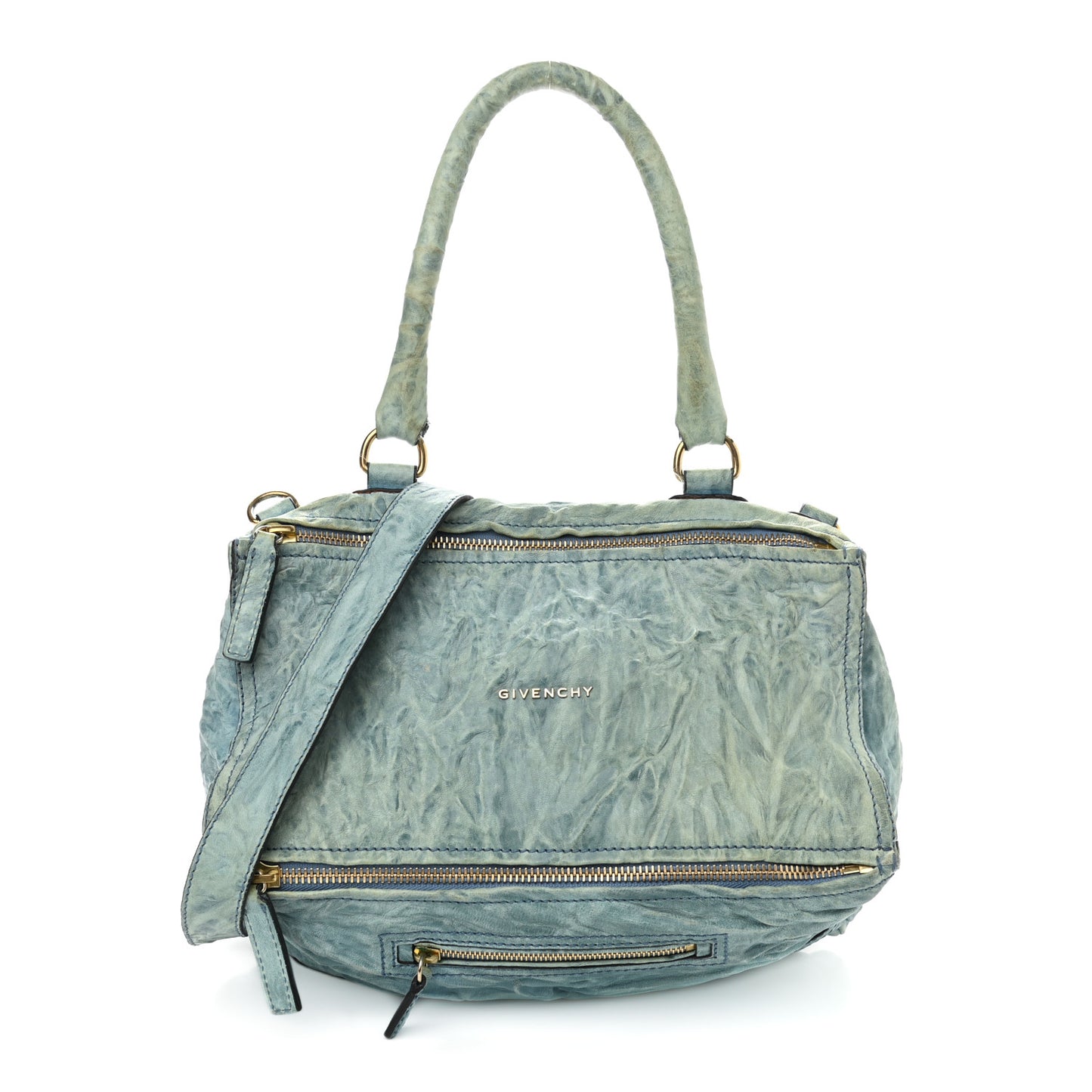 Tumbled Sheepskin Medium Pandora Sky Blue