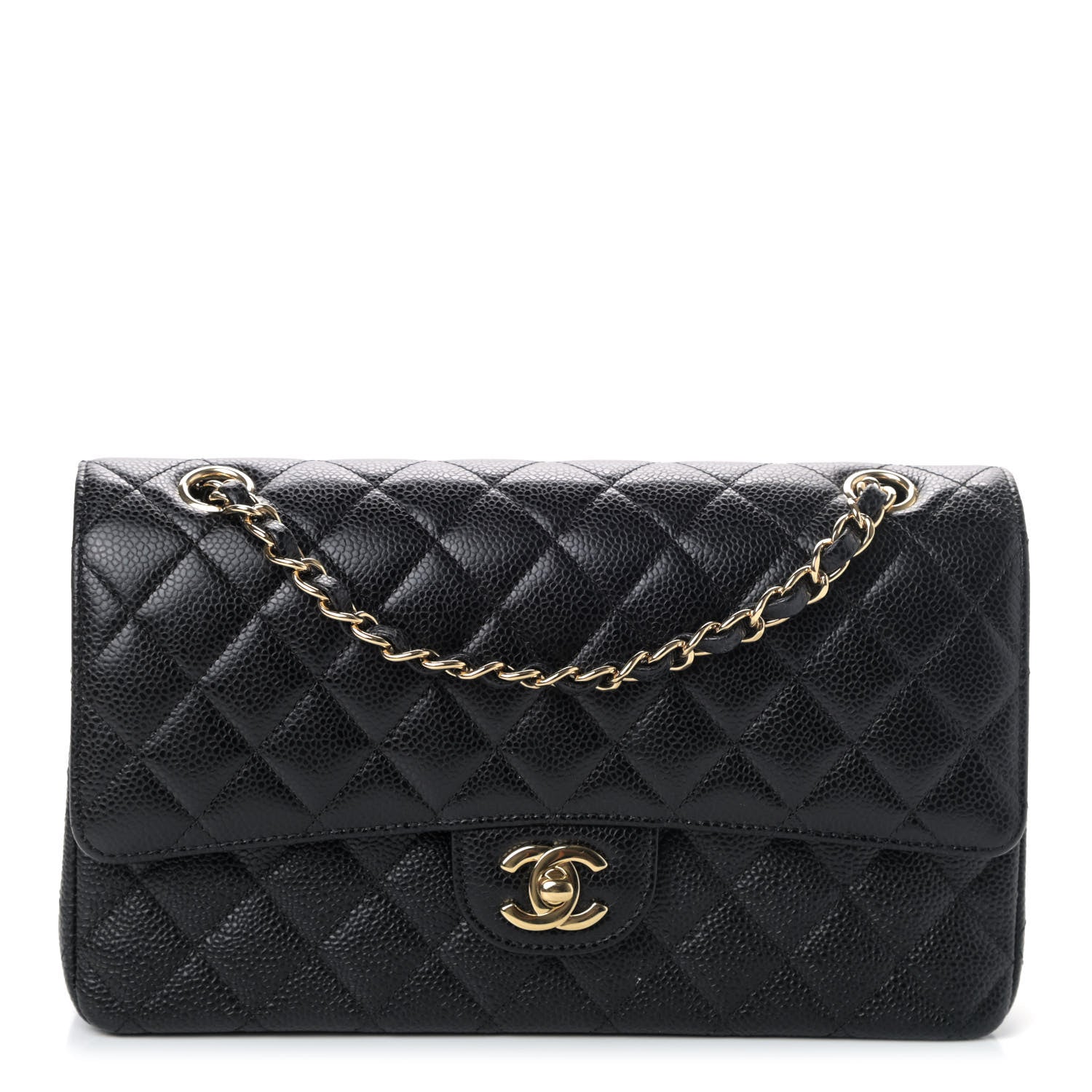 Chanel Caviar Quilted Medium Double Flap Black 1 of 4