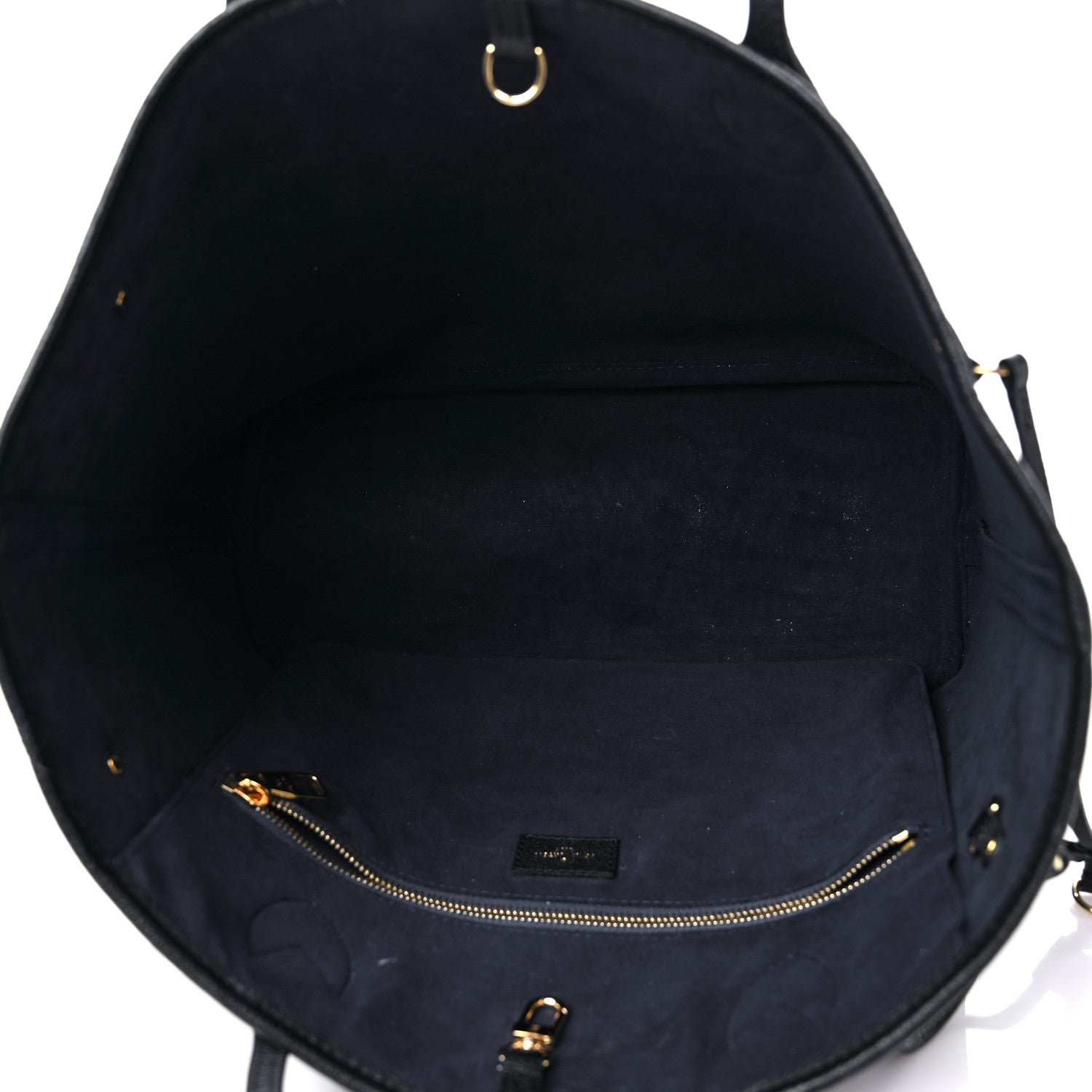 Louis Vuitton Empreinte Monogram Giant Neverfull MM Black 5 of 13