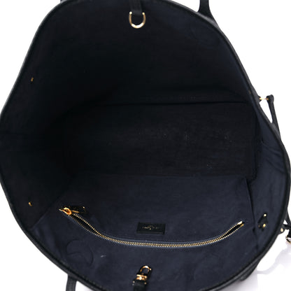 Louis Vuitton Empreinte Monogram Giant Neverfull MM Black 5 of 13