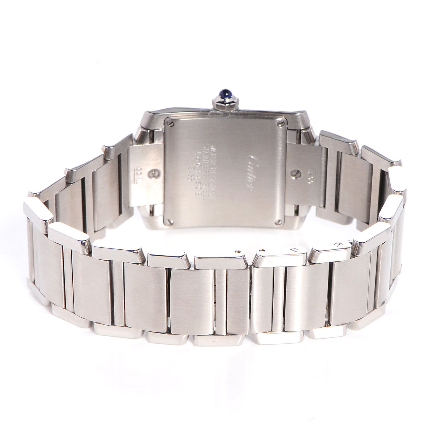 Stainless Steel 25mm Tank Francaise Quartz Watch