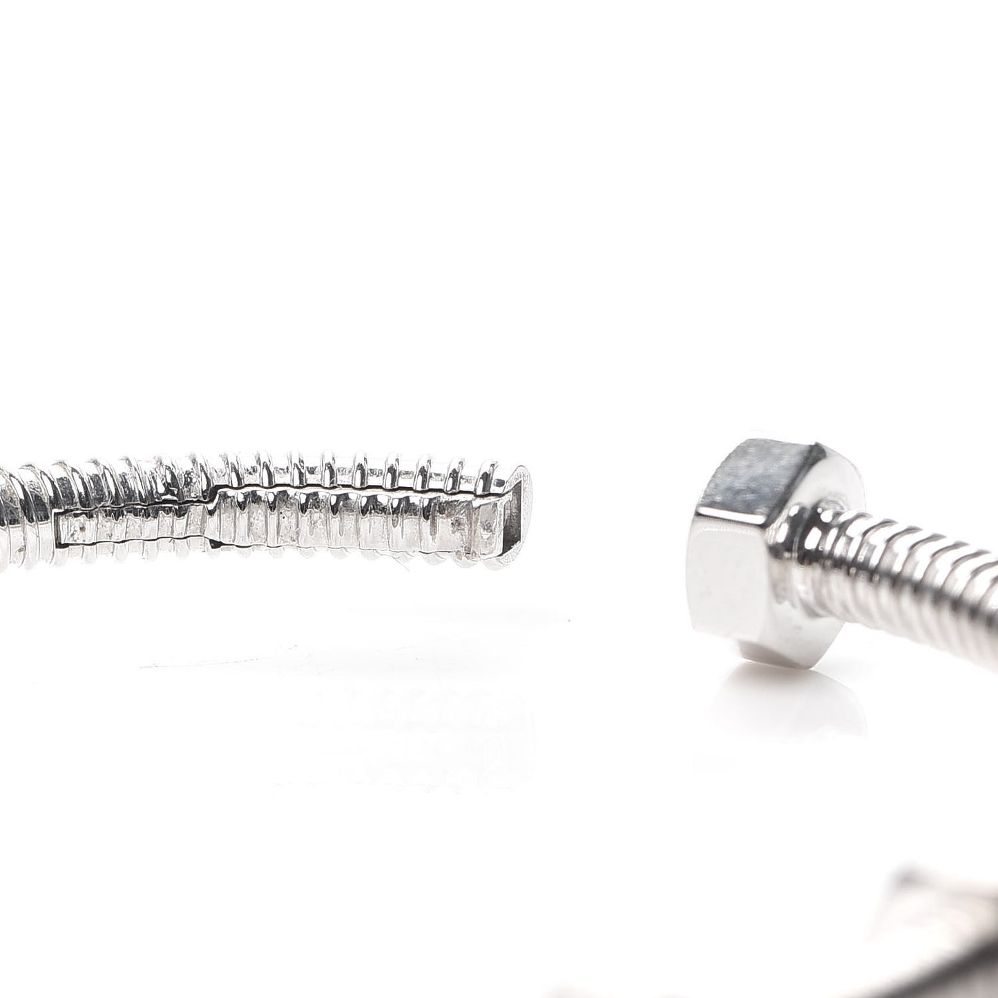 18K White Gold Ecrou de Bracelet 16