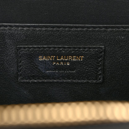 Saint Laurent Grained De Poudre Matelasse Monogram Vicky Camera Bag Black 6 of 13