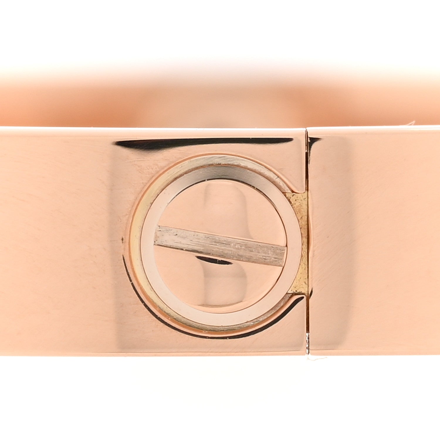 Cartier 18K Pink Gold LOVE Bracelet 17 6 of 8