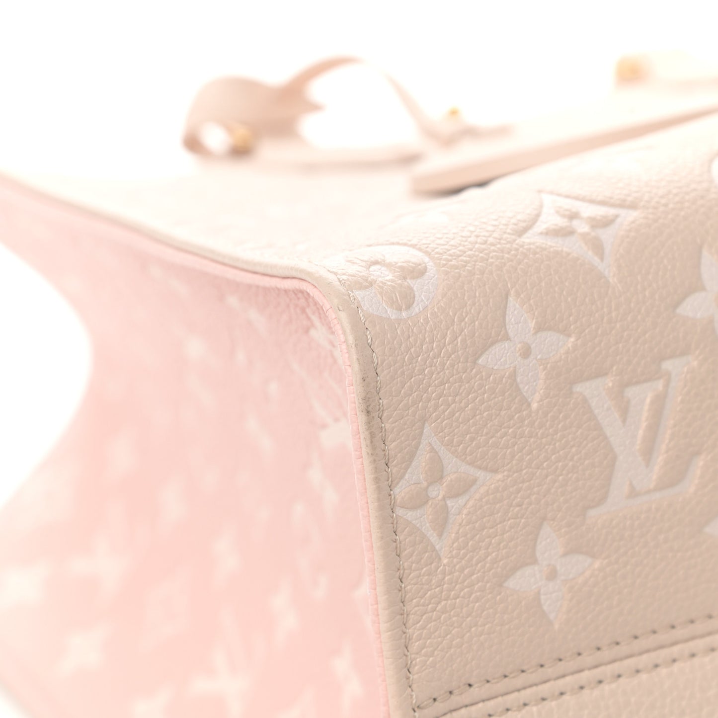 Empreinte Monogram Spring In The City Onthego MM Beige Pink Yellow