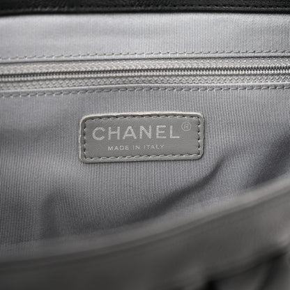 Chanel Washed Lambskin Quilted Medium Chain Around Messenger Black 6 of 11